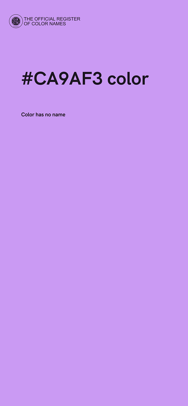 #CA9AF3 color image