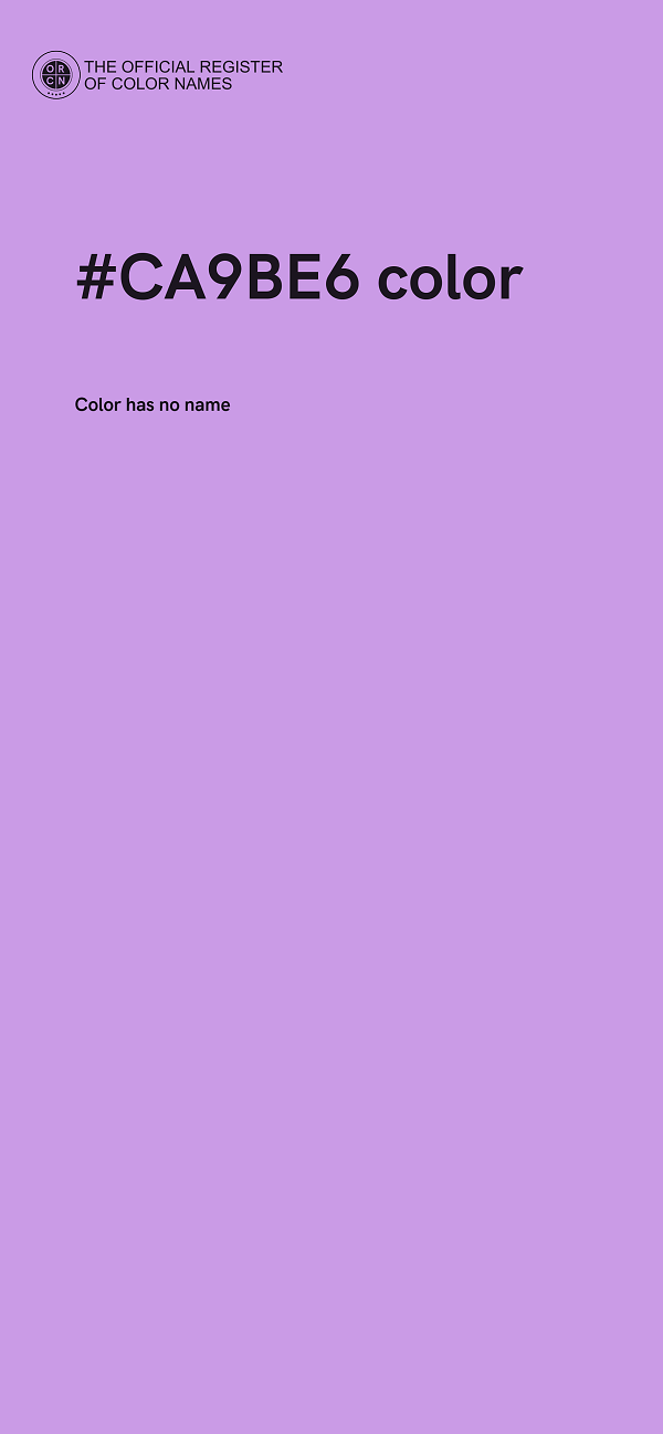 #CA9BE6 color image