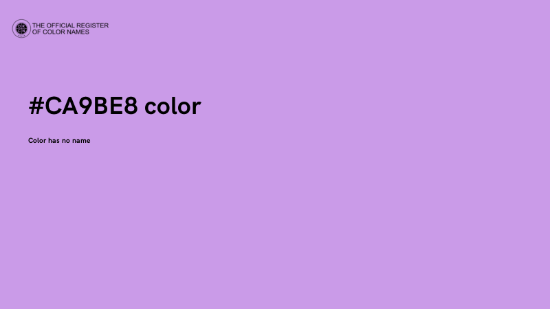 #CA9BE8 color image