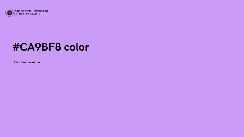 #CA9BF8 color image