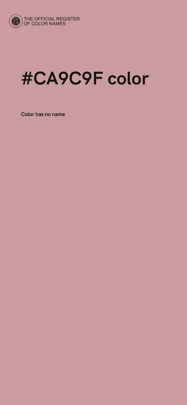 #CA9C9F color image