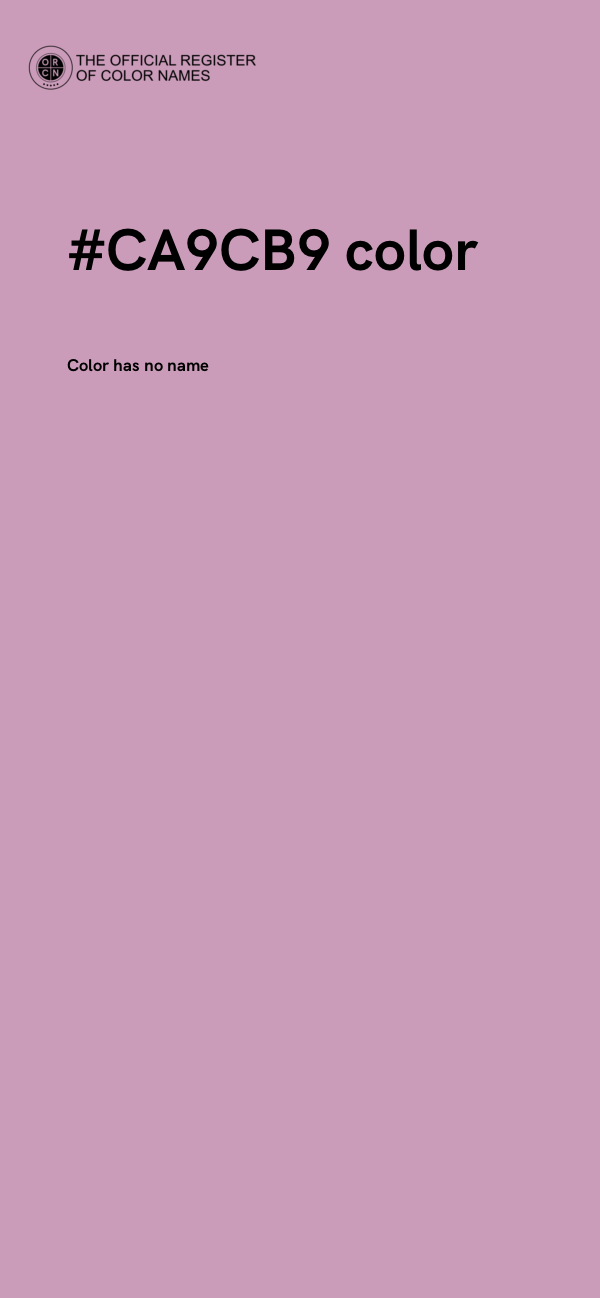 #CA9CB9 color image