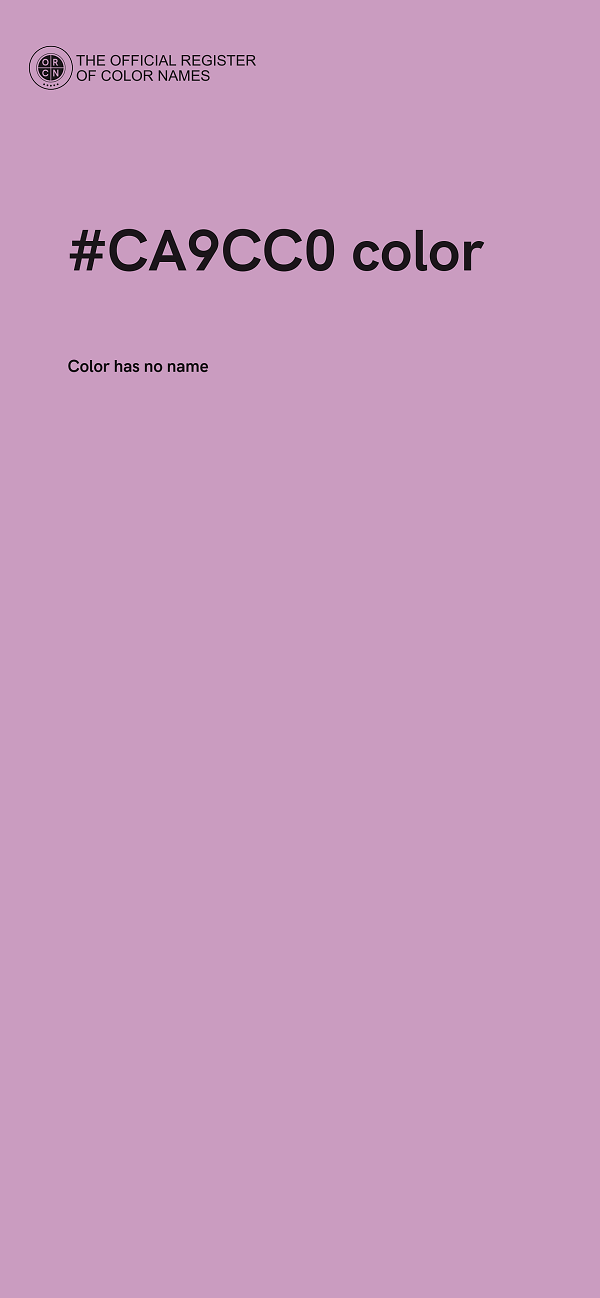 #CA9CC0 color image