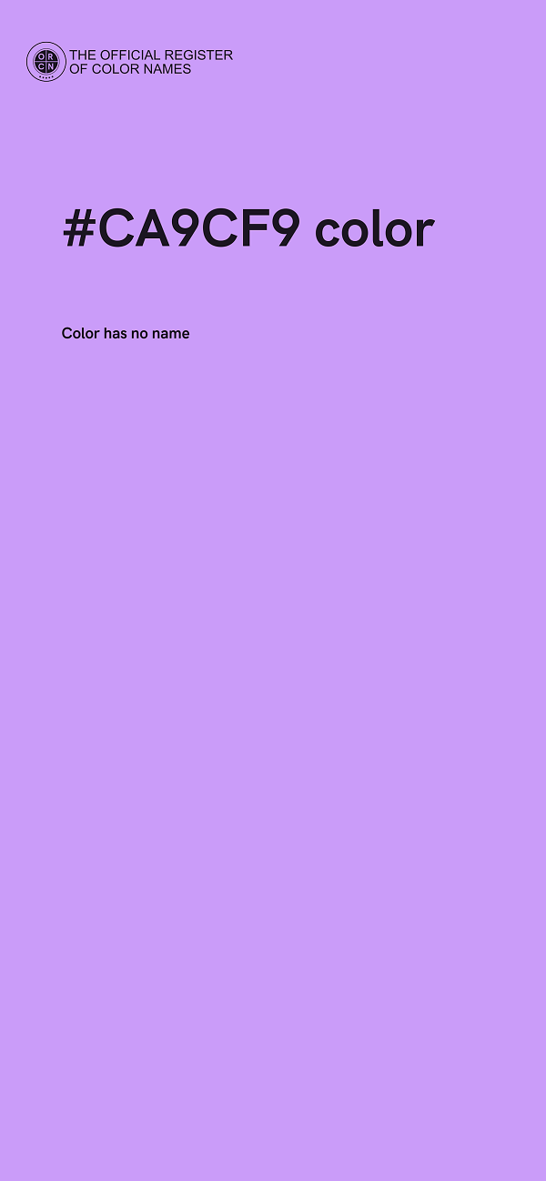 #CA9CF9 color image