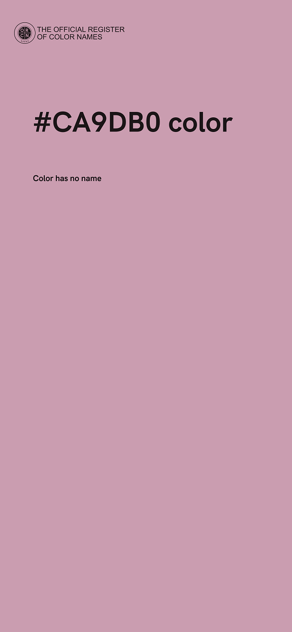 #CA9DB0 color image