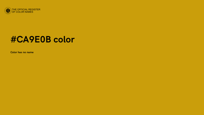#CA9E0B color image