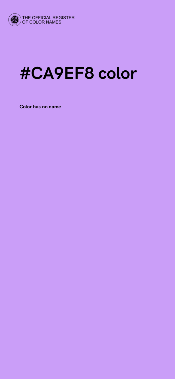 #CA9EF8 color image