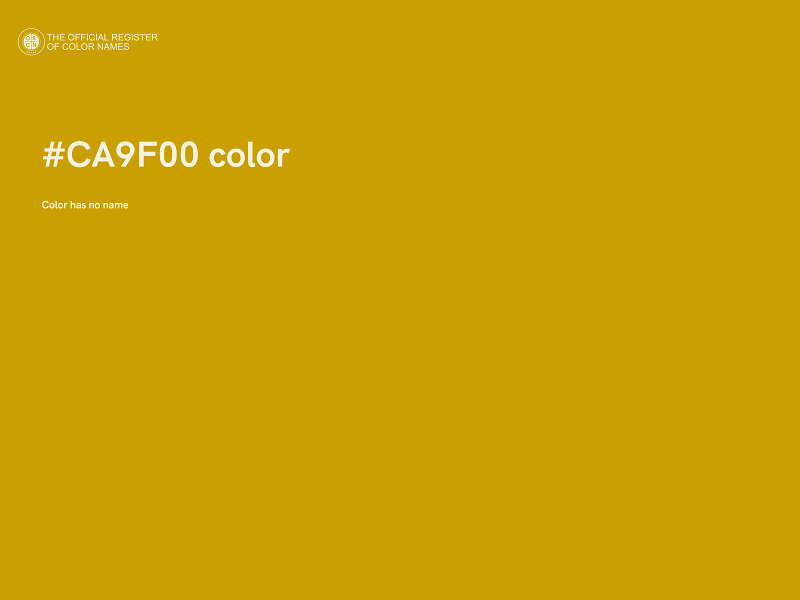 #CA9F00 color image