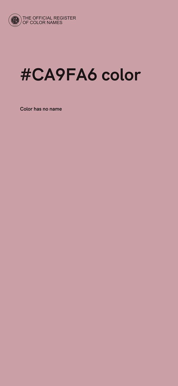 #CA9FA6 color image