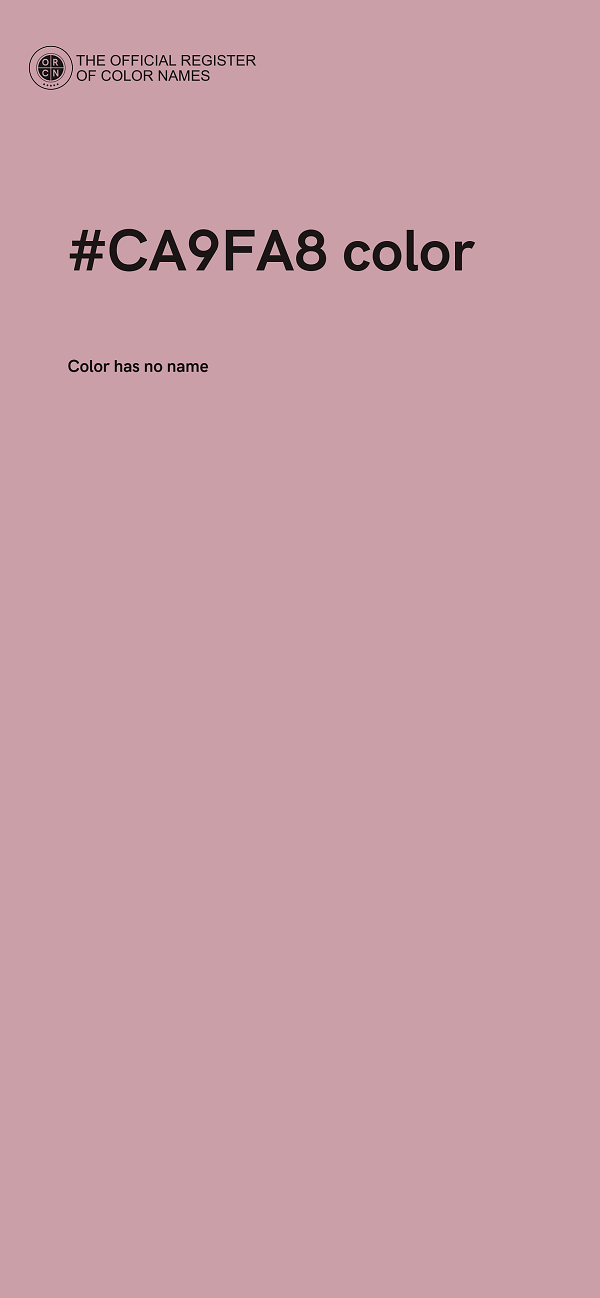 #CA9FA8 color image