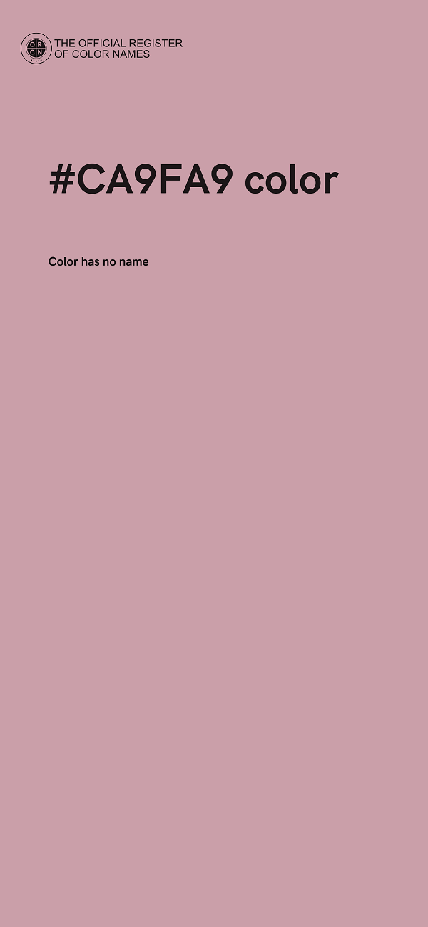 #CA9FA9 color image