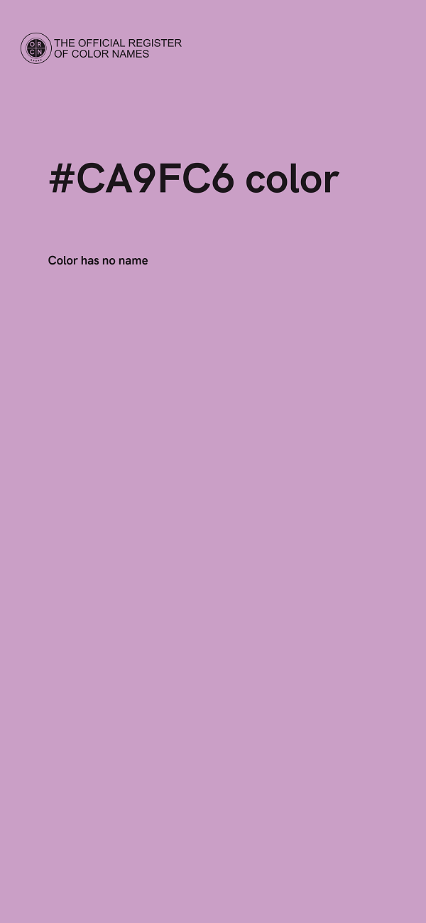 #CA9FC6 color image