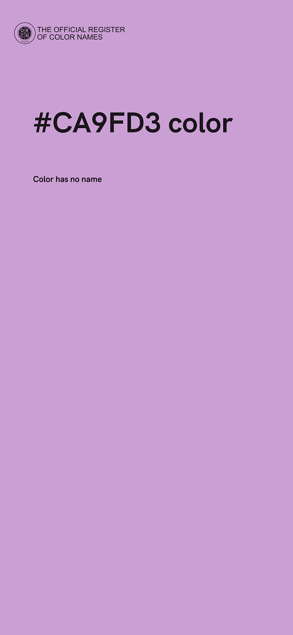 #CA9FD3 color image