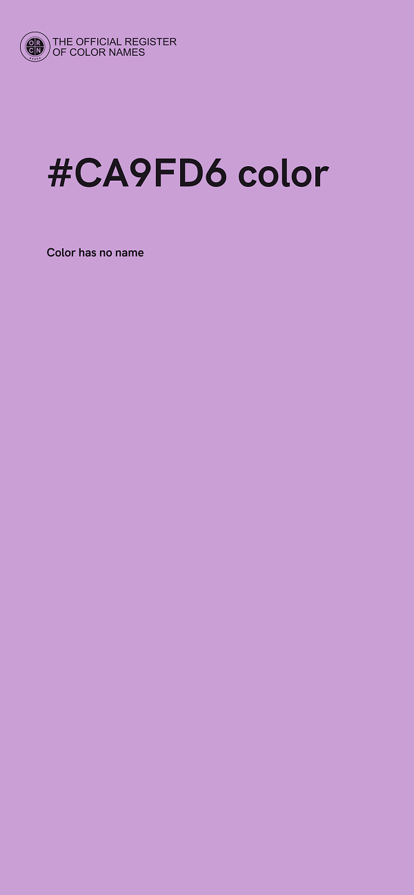 #CA9FD6 color image