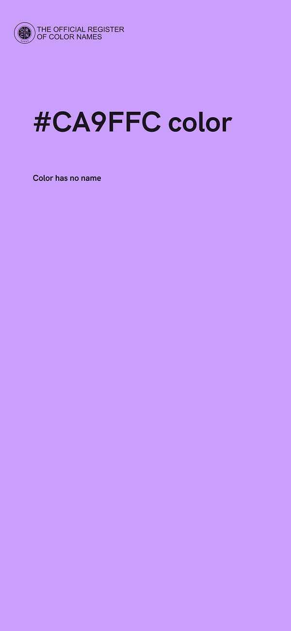 #CA9FFC color image