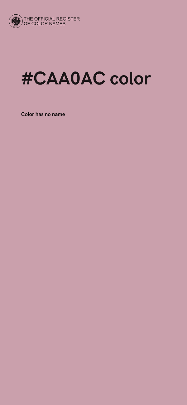 #CAA0AC color image