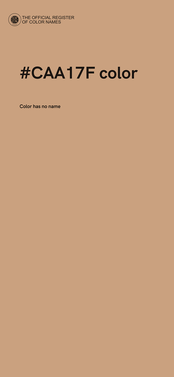#CAA17F color image