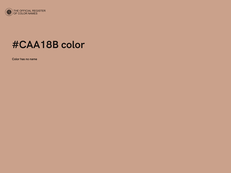 #CAA18B color image