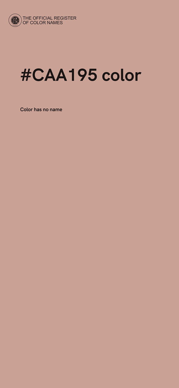#CAA195 color image