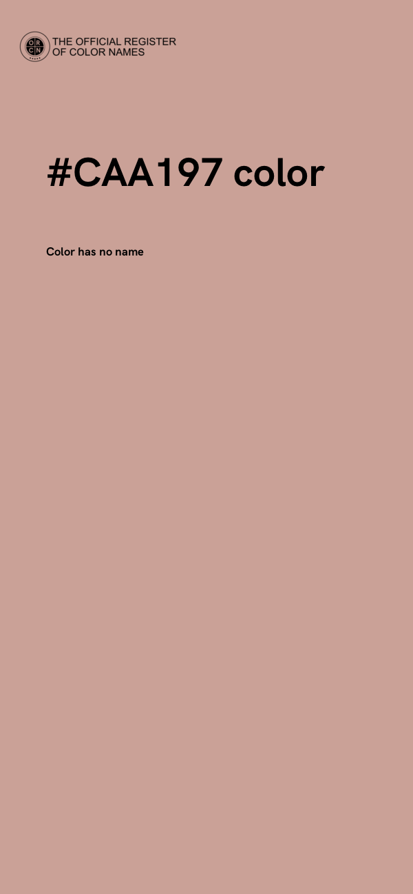 #CAA197 color image