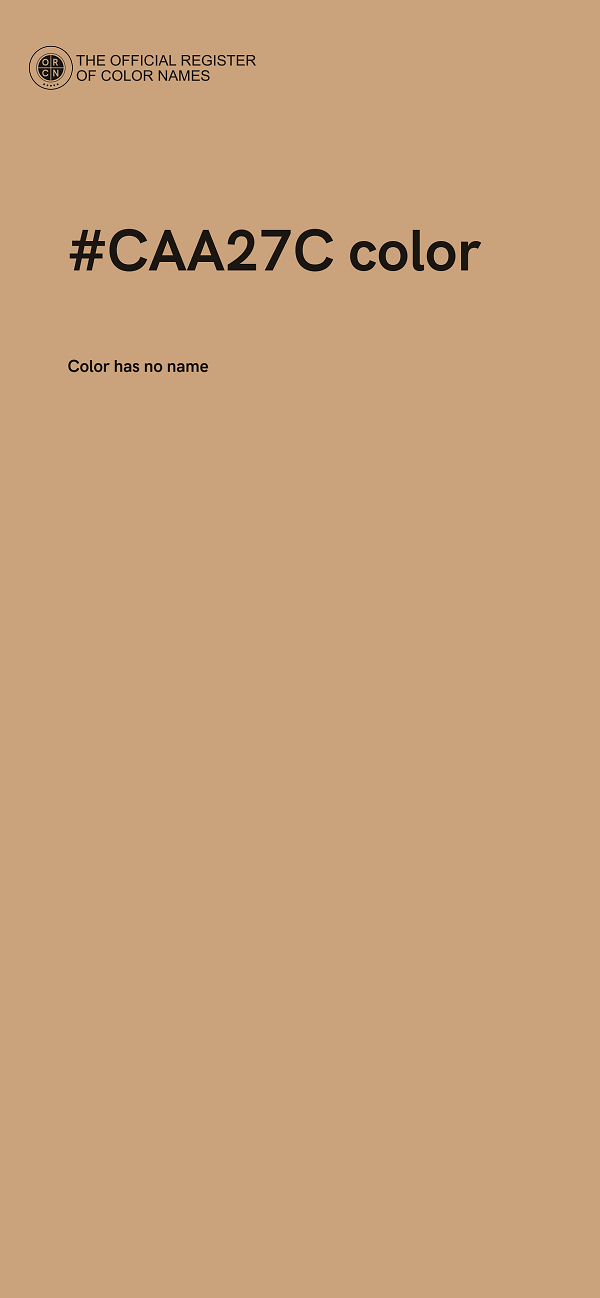 #CAA27C color image