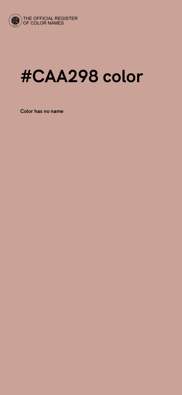#CAA298 color image
