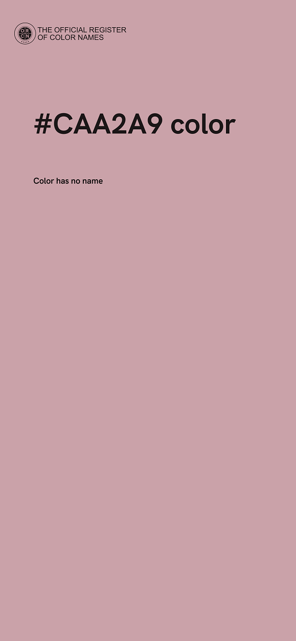 #CAA2A9 color image