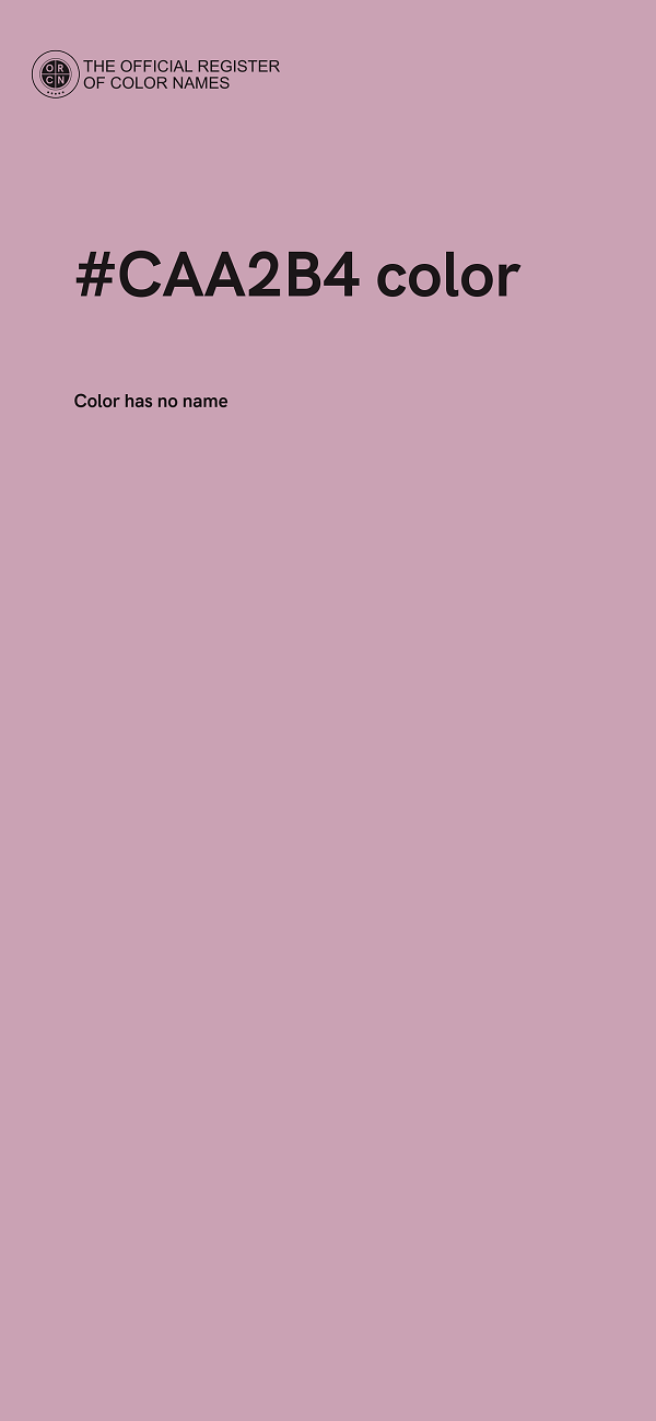 #CAA2B4 color image