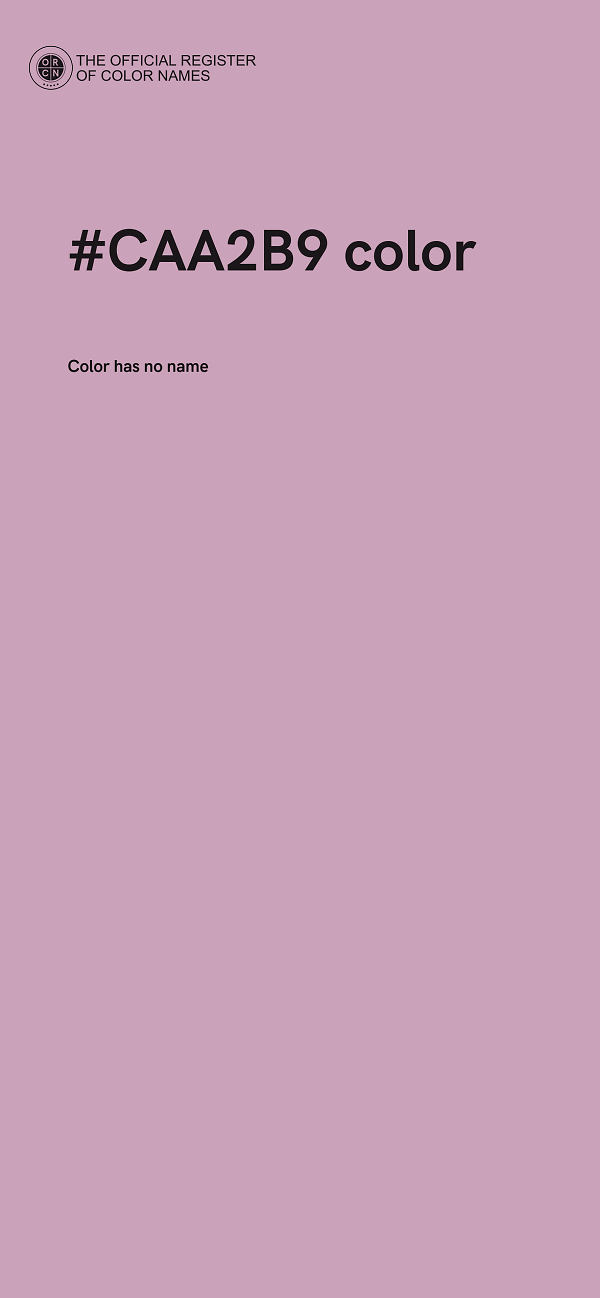#CAA2B9 color image