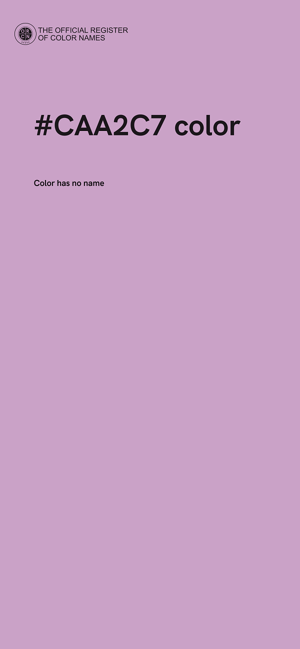 #CAA2C7 color image