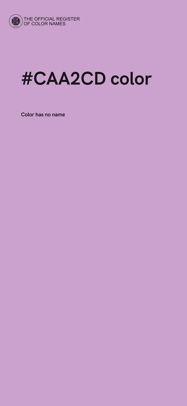 #CAA2CD color image