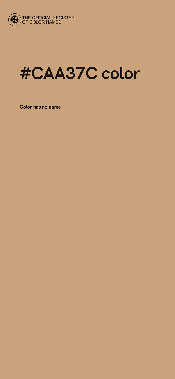 #CAA37C color image