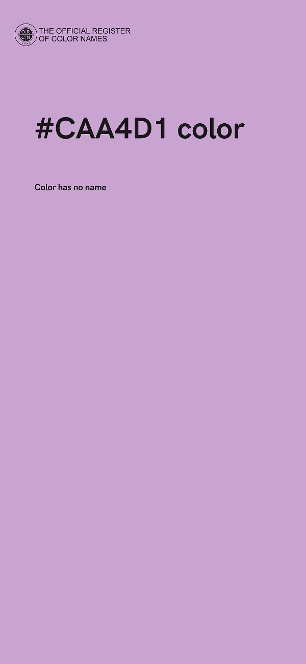 #CAA4D1 color image