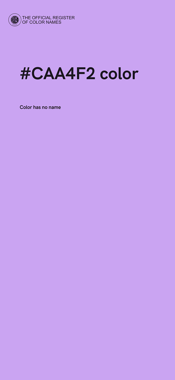 #CAA4F2 color image