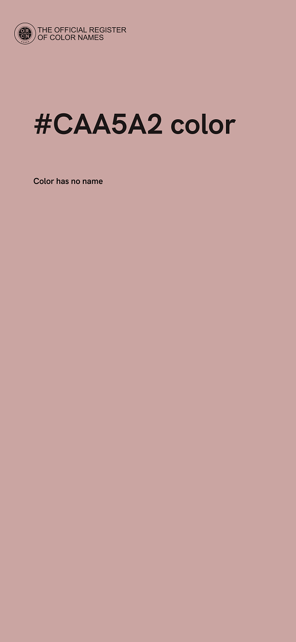 #CAA5A2 color image