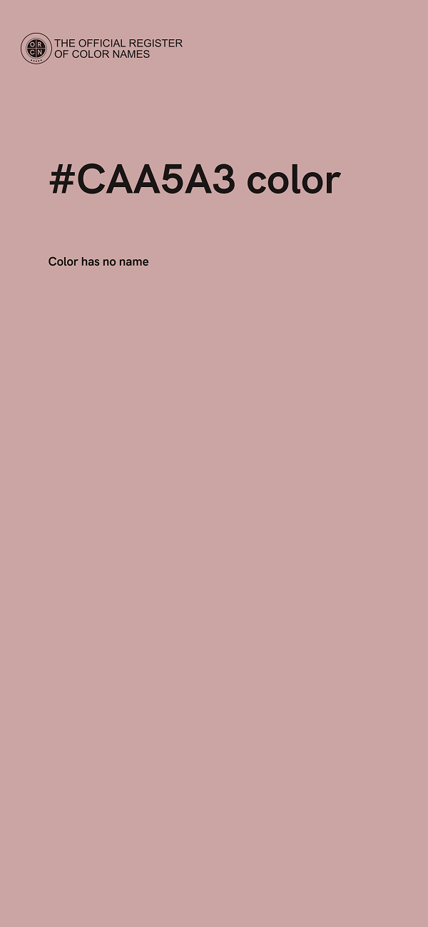 #CAA5A3 color image