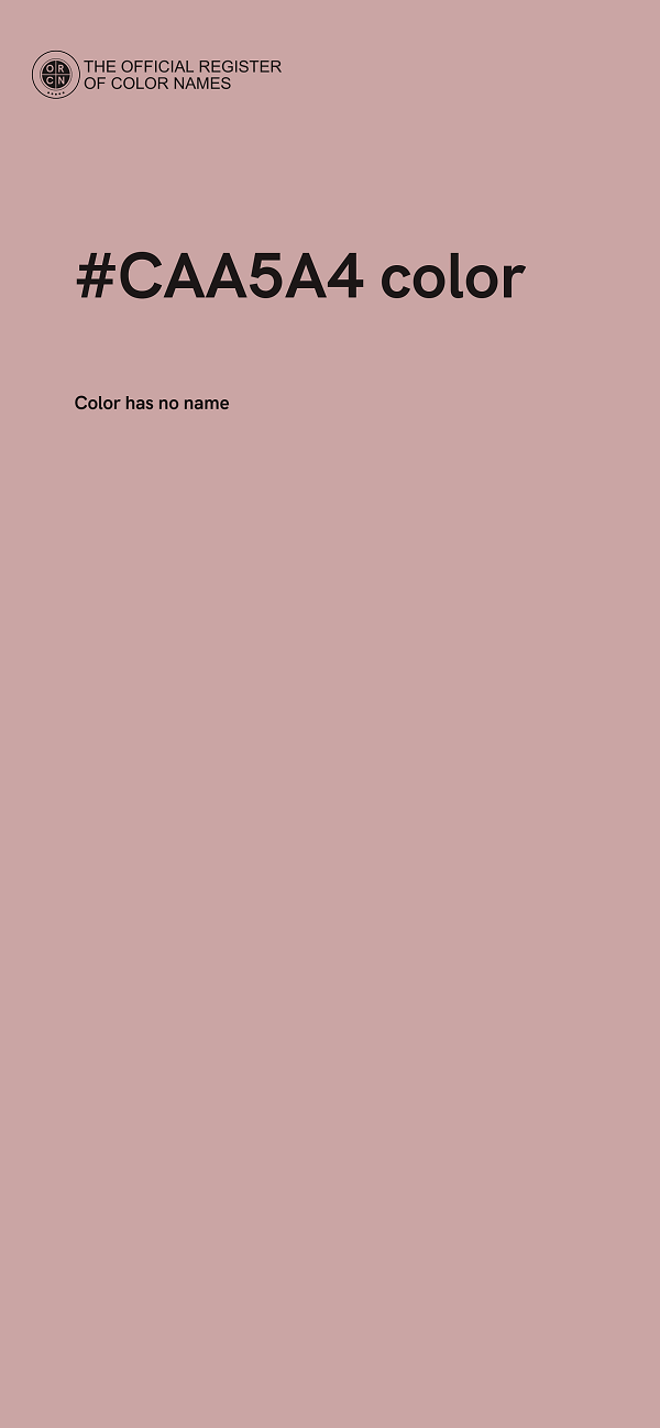 #CAA5A4 color image