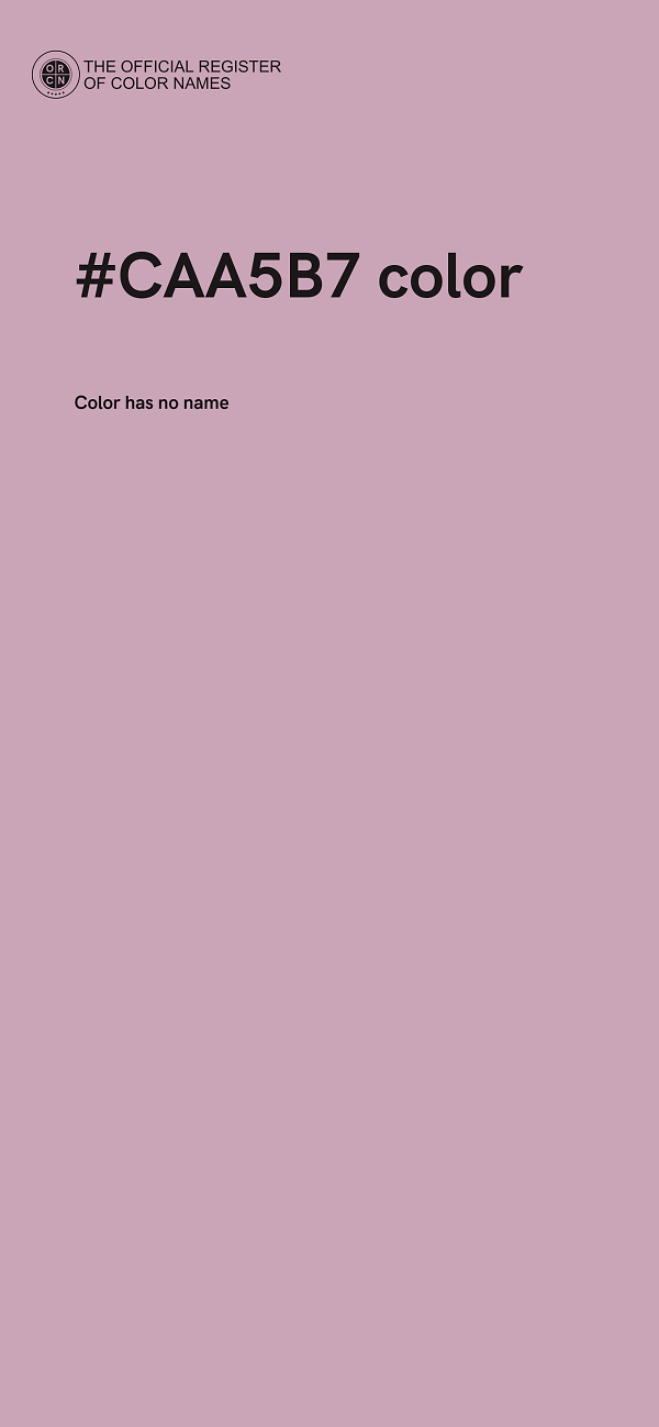 #CAA5B7 color image