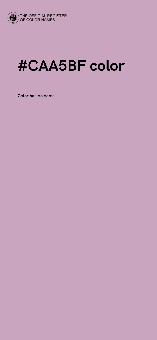 #CAA5BF color image