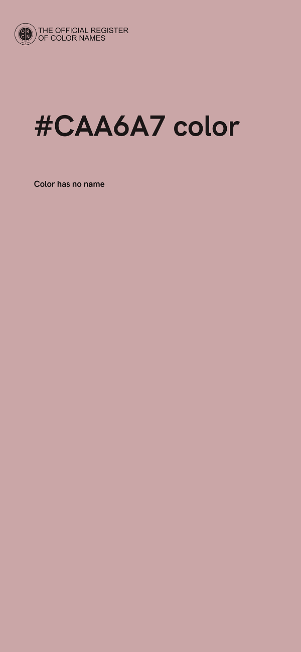 #CAA6A7 color image