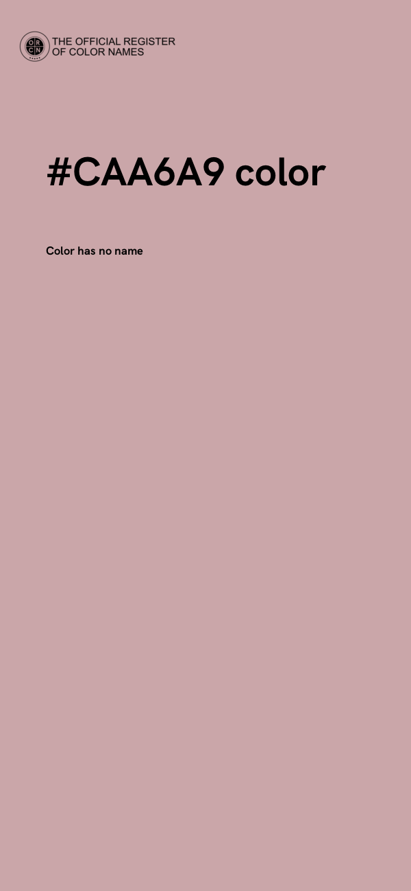 #CAA6A9 color image