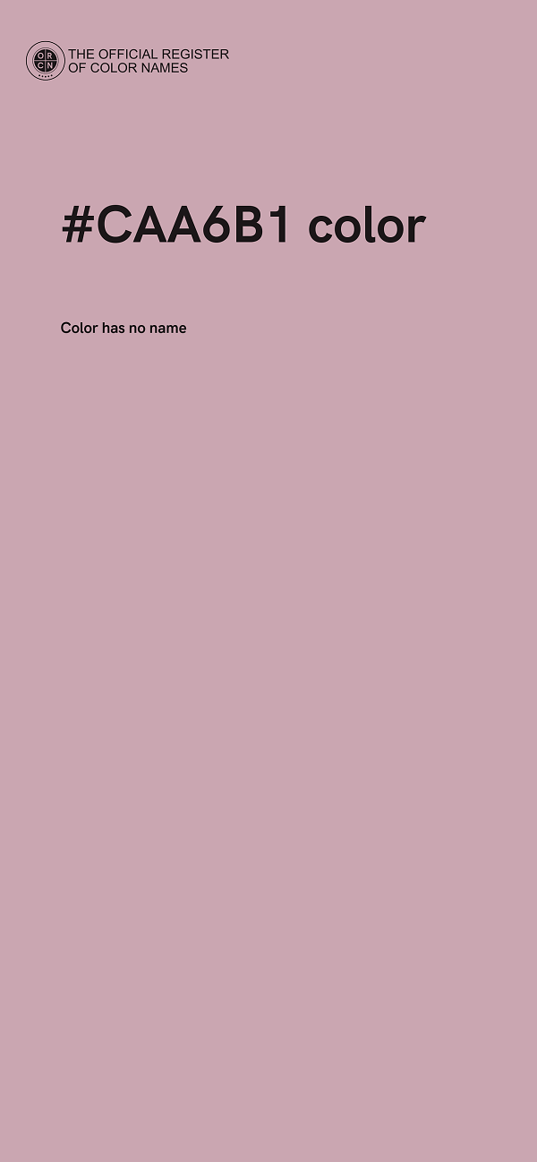 #CAA6B1 color image