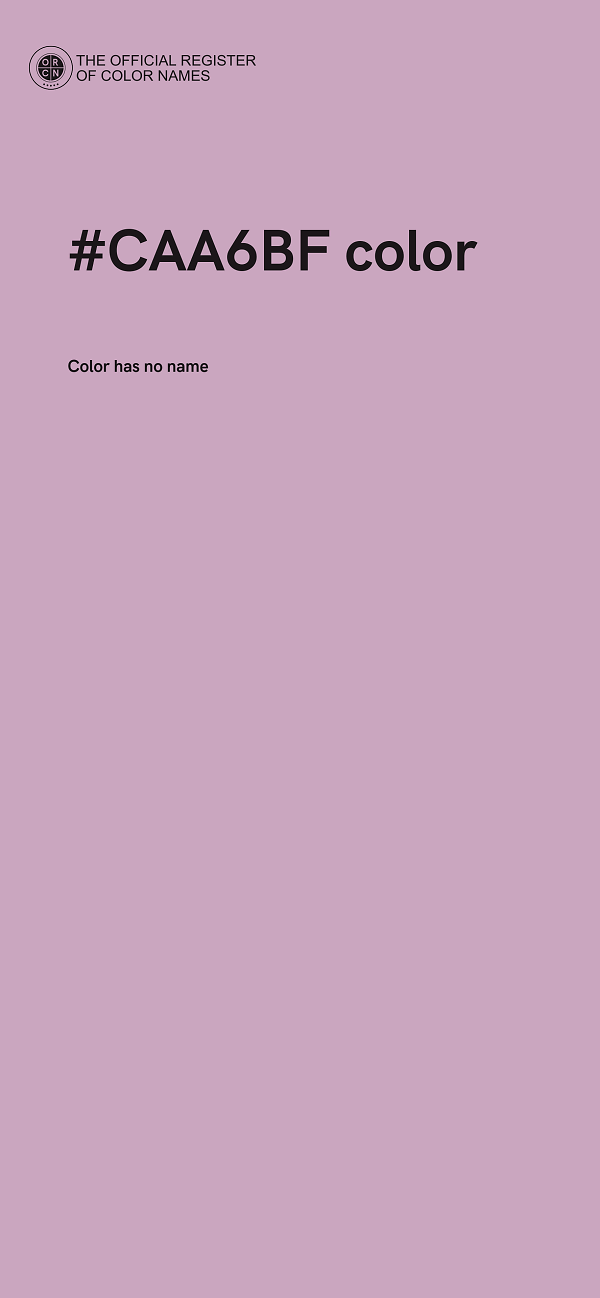 #CAA6BF color image