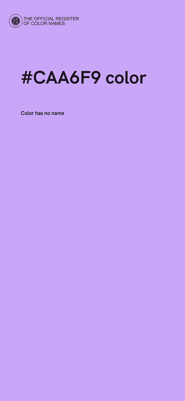 #CAA6F9 color image