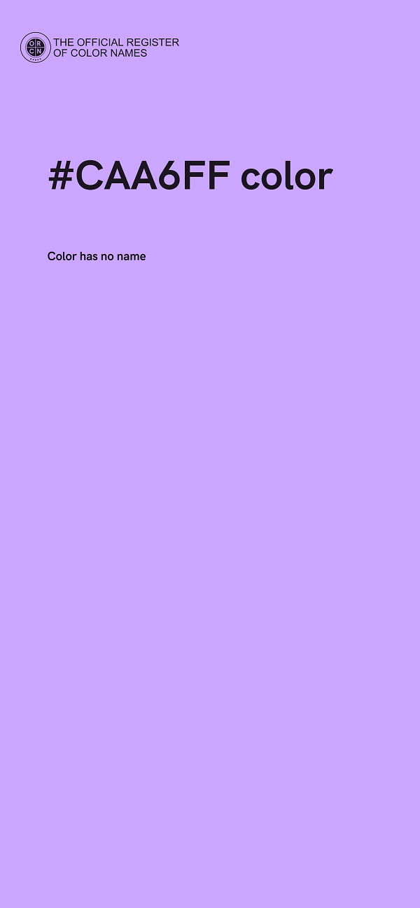 #CAA6FF color image