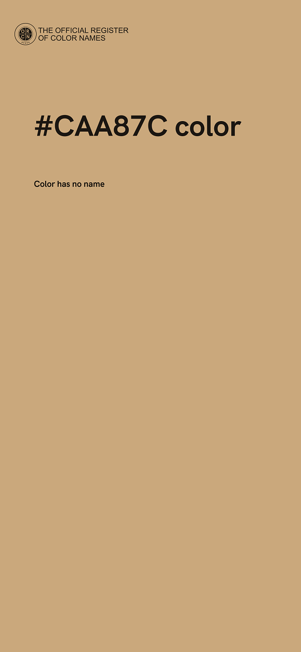 #CAA87C color image