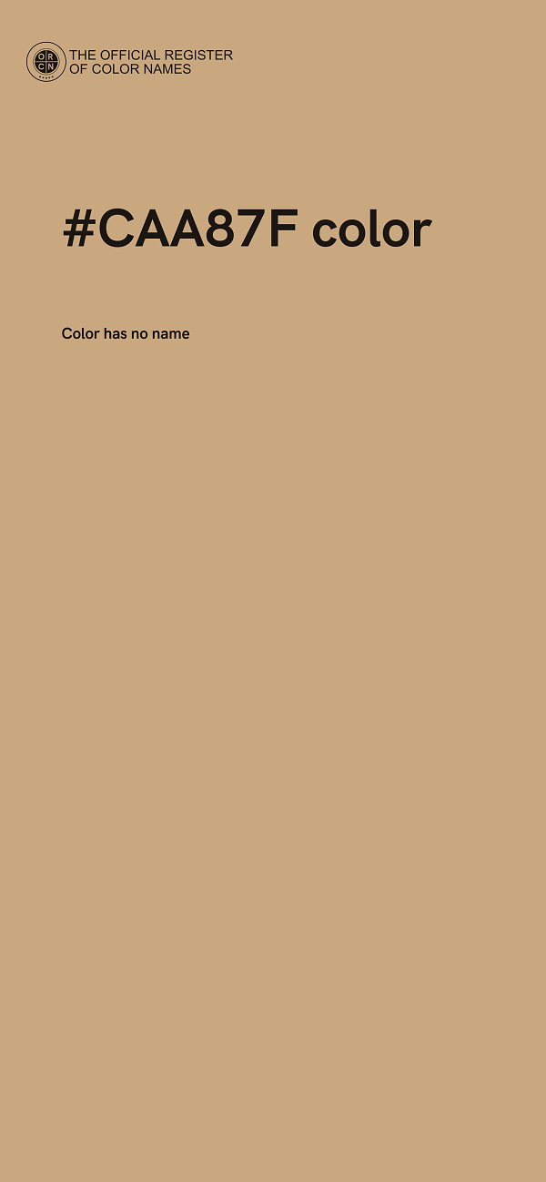 #CAA87F color image