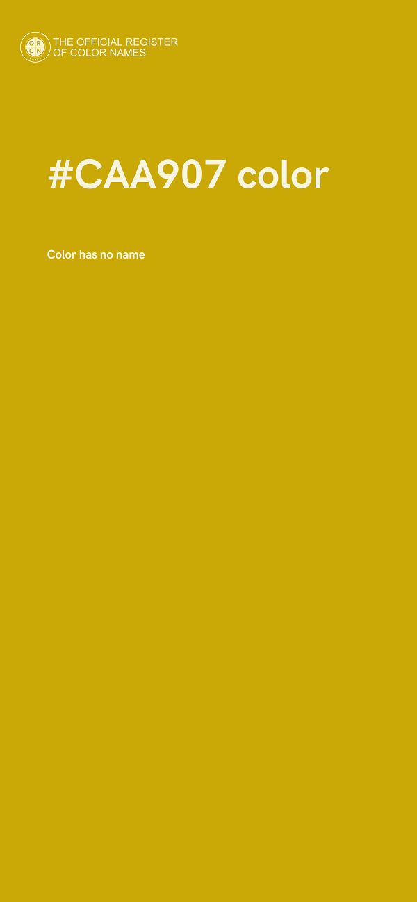 #CAA907 color image