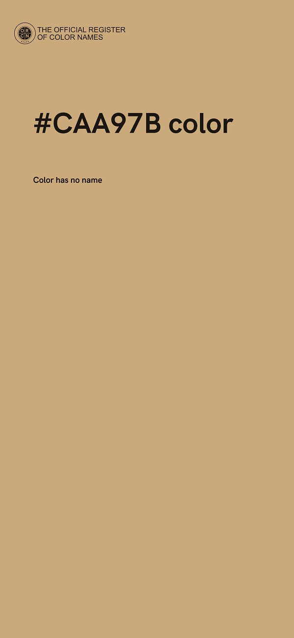 #CAA97B color image