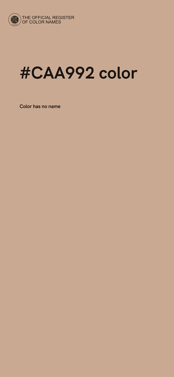 #CAA992 color image